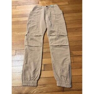 Rag & Bone Size 0 Tan Khaki Cargo Pants Drawstring Ankle